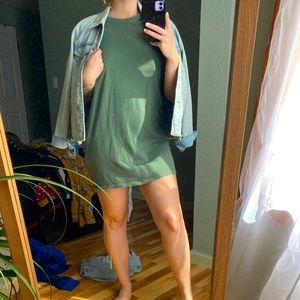 T-shirt style mini dress